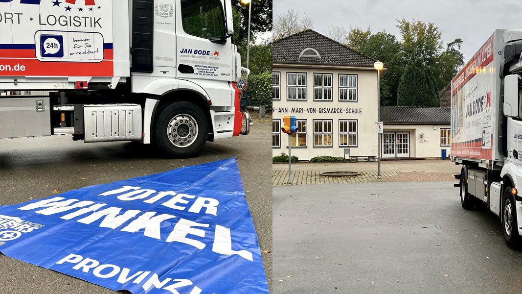 Visualisierung des toten Winkels