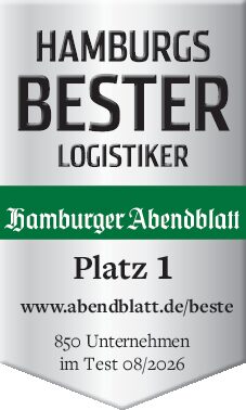 Siegel Hamburgs bester Logistiker 2026